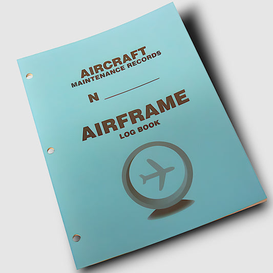 Blue Single Airframe Logbook