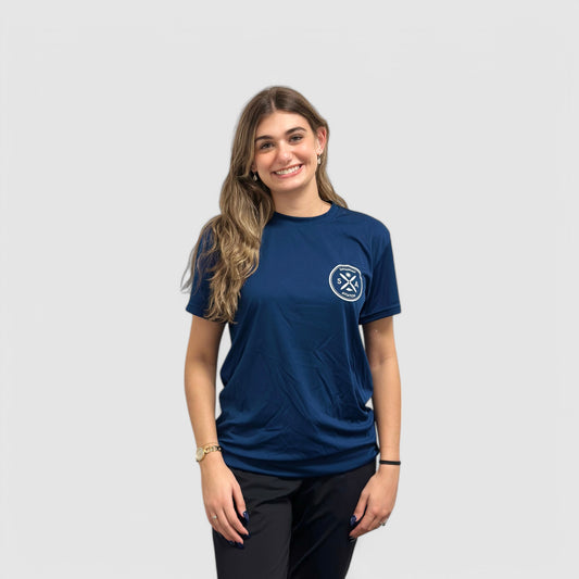 Navy Blue Tackle Shirt - SHORT SLEEVE