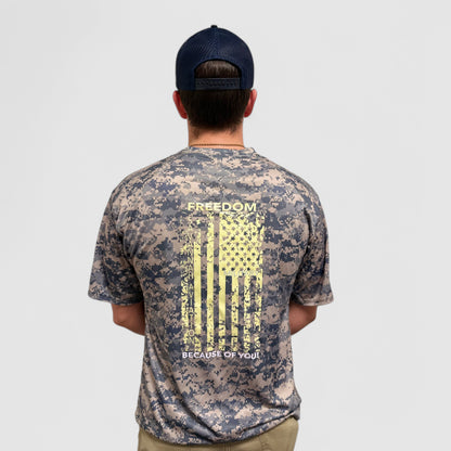 Digital Camouflage Shirt - SHORT SLEEVE