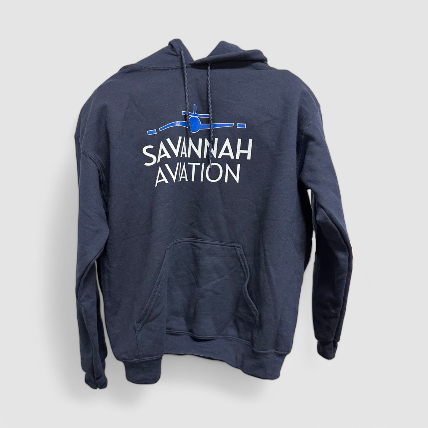 Navy Blue Hoodie - BLUE LOGO