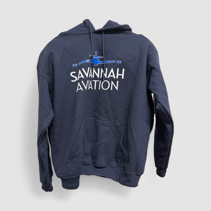 Navy Blue Hoodie - BLUE LOGO