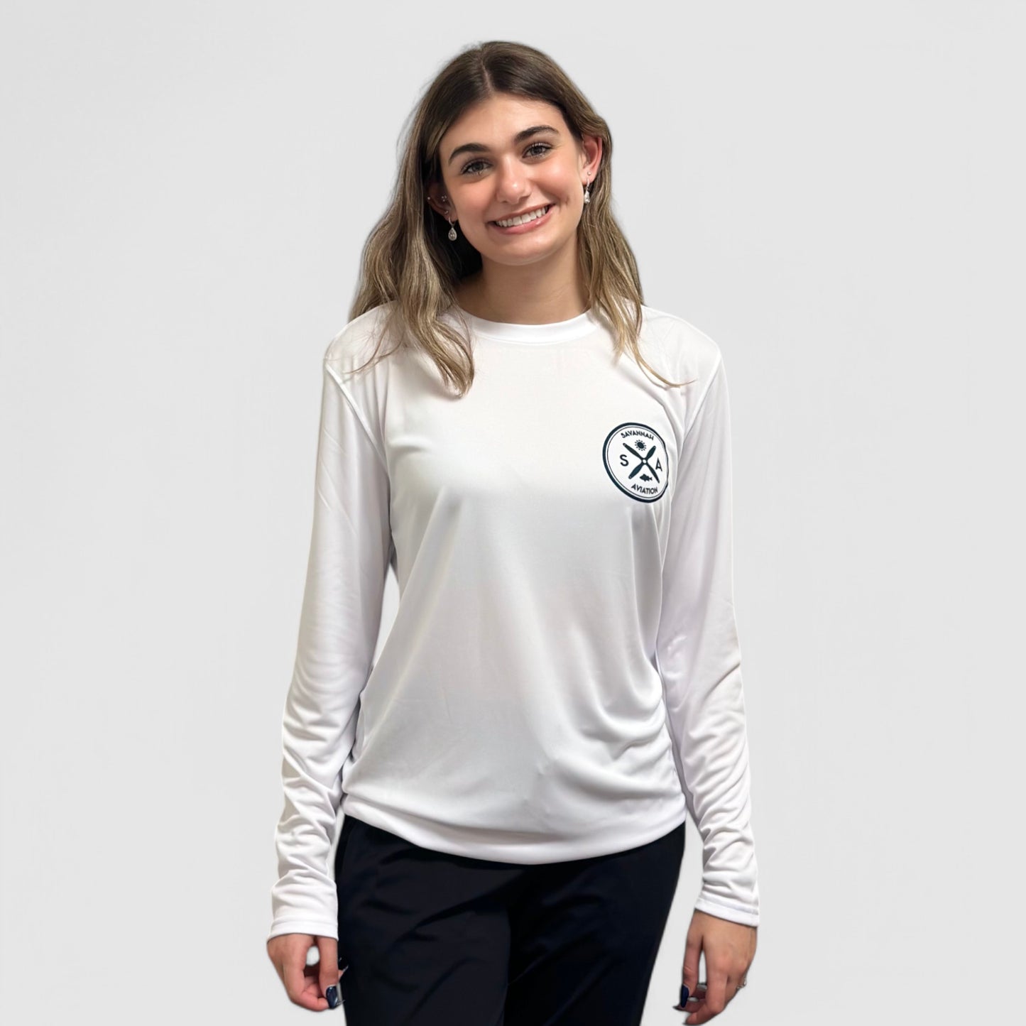 White Tackle Shirt - LONG SLEEVE