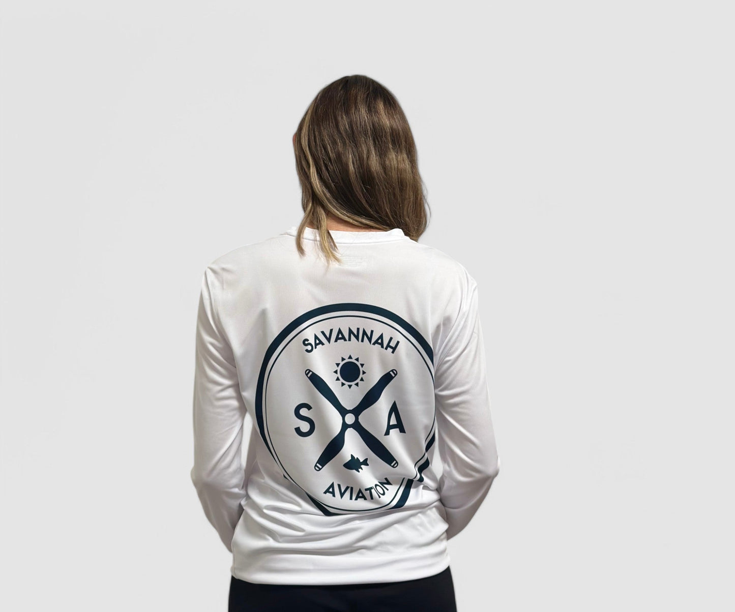 White Tackle Shirt - LONG SLEEVE