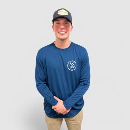 Navy Blue Tackle Shirt - LONG SLEEVE