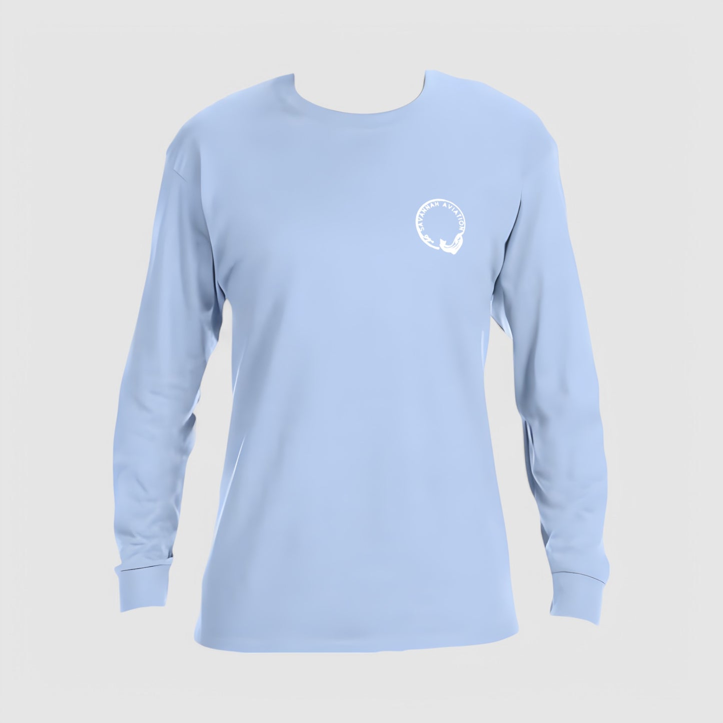 Sky Blue Nautical Shirt - LONG SLEEVE